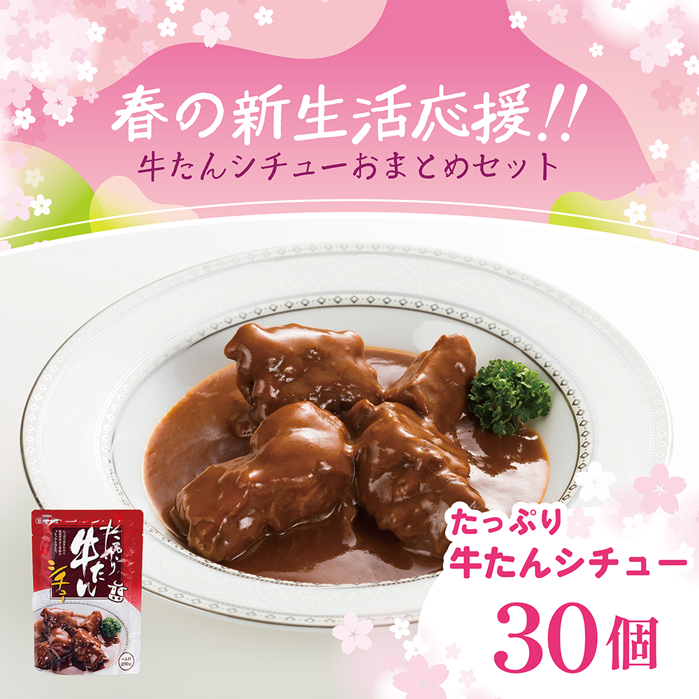 春の新生活応援！牛たんシチューおまとめセット